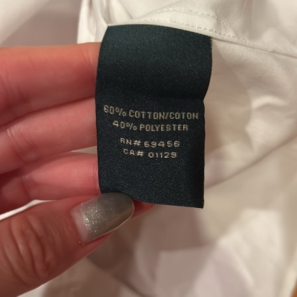 Ralph Lauren Boy’s White Button Down Size 14 - Picture 3 of 3